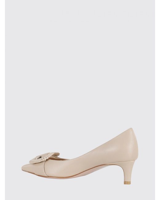 Roberto Festa Natural Sirio Leather Pumps With Buckle