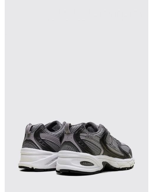 New Balance White 530 Mesh And Rubber Sneakers for men
