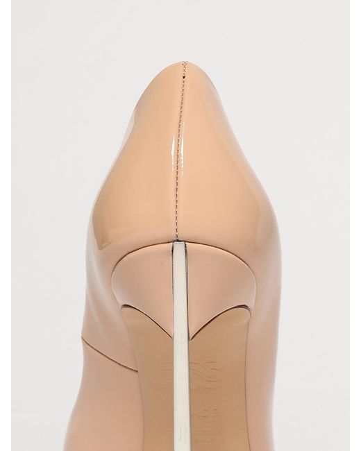 Casadei Pink Blade Patent Leather Pumps