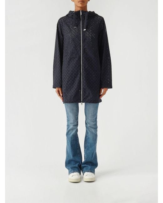 Colmar Blue Blooming Perforated Fabric Jacket