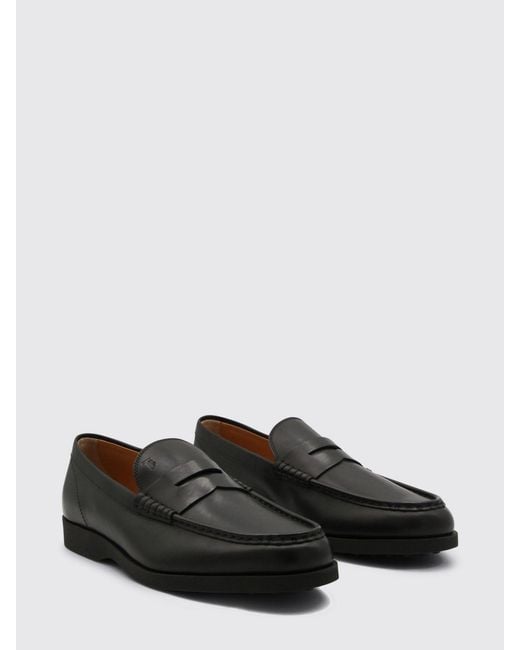 Tod's White Leather Loafers for men