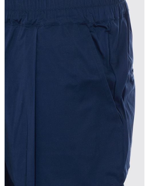 FAMILY FIRST Blue Stretch Cotton Jogging Trousers for men