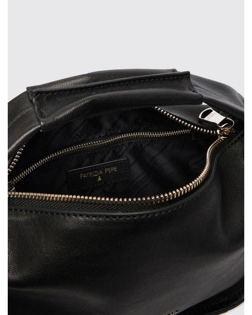 Patrizia Pepe Black Leather Bag
