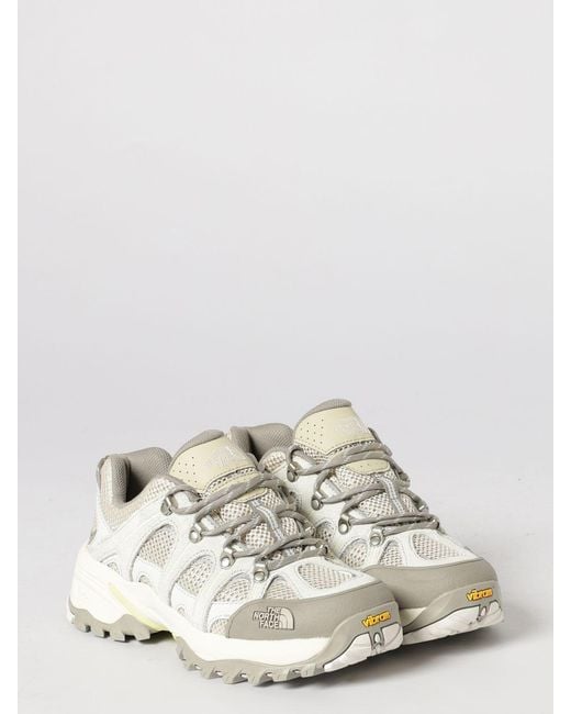 The North Face White Hedgehog 06 Rvst Breathable Mesh And Recycled Pet Sneakers for men