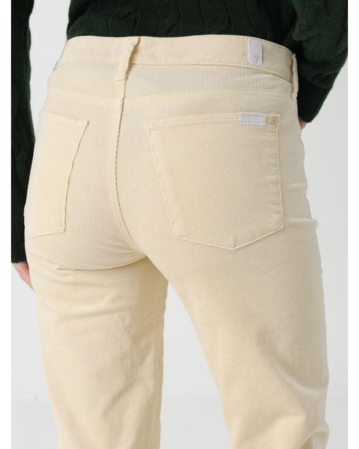 7 For All Mankind White Jeans