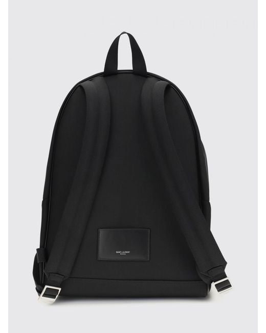 Saint Laurent Black City Nylon Backpack for men