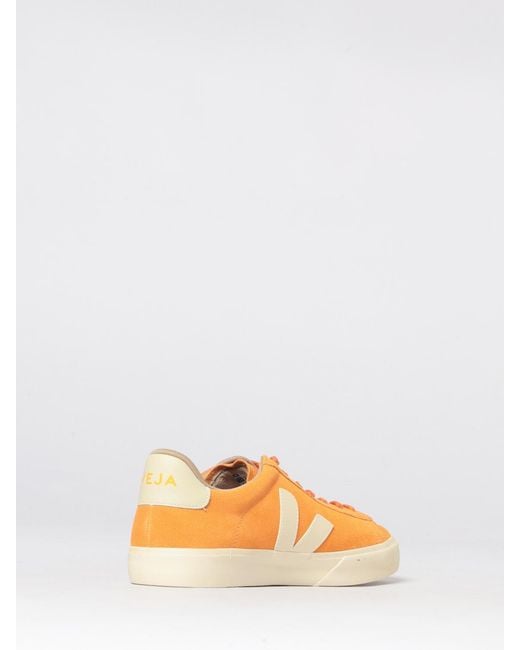 Veja Orange Campo O.T. Suede Sneakers for men