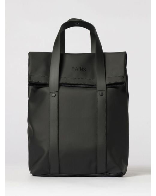 Rains Black Waterproof 2 Way Backpack