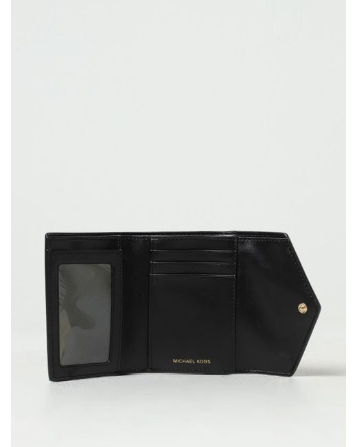 Michael Kors Saffiano Leather Wallet in White Lyst UK