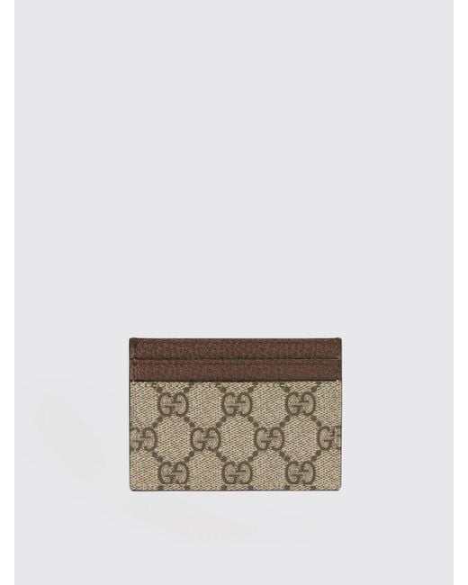 Gucci White Ophidia Card Holder for men