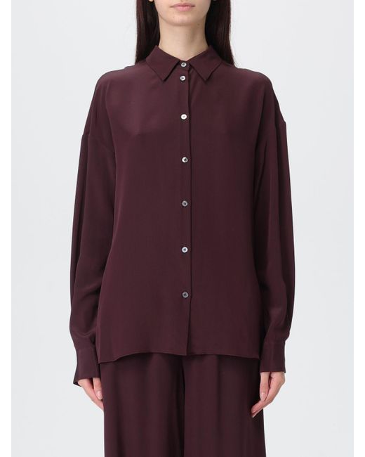 Liviana Conti Purple Hemdbluse Damen