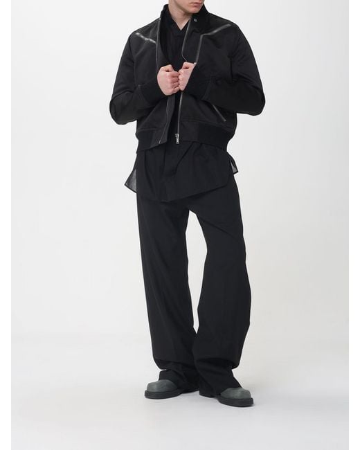 Rick Owens Black Heizer Bomber Jacket for men
