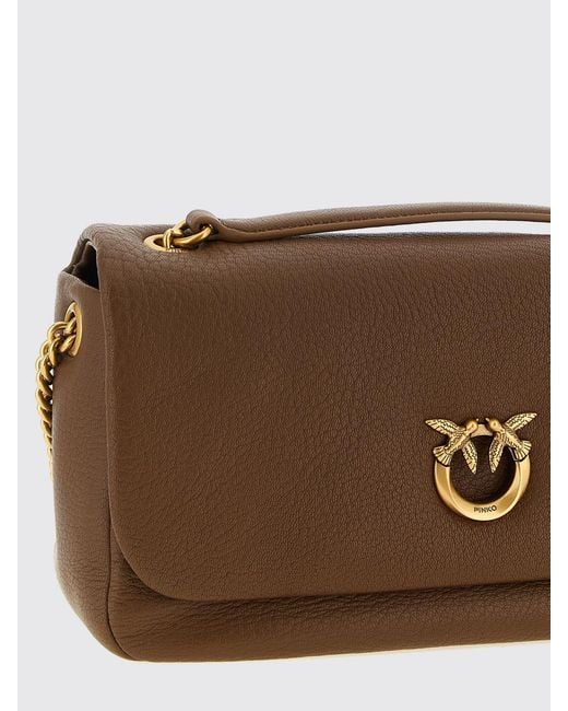 Pinko Brown Shoulder Bag