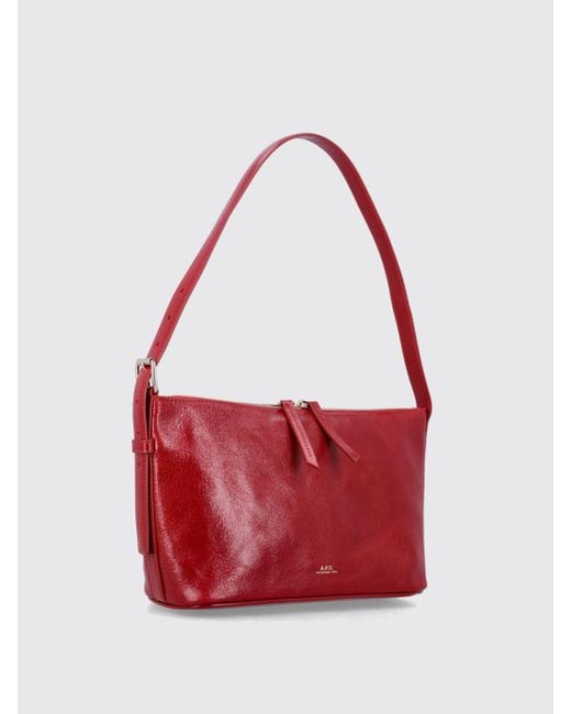A.P.C. Red Handbag
