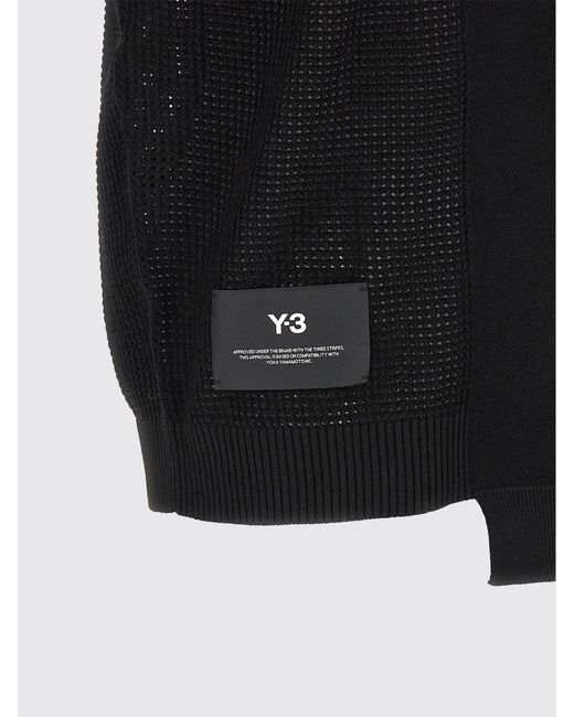 Y-3 Blue Knitted Vest for men