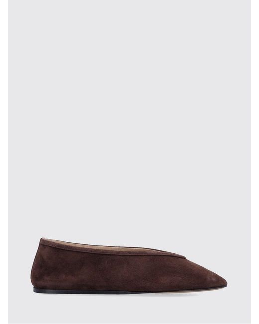Le Monde Beryl Brown Luna Suede Ballerinas