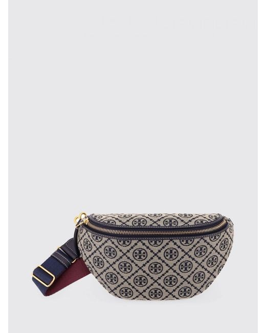 Tory Burch Gray T Monogram Belt Bag