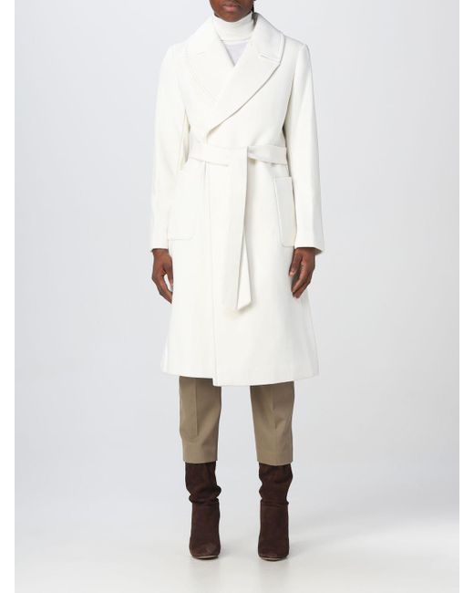 Cappotto in misto lana di Lauren by Ralph Lauren in White