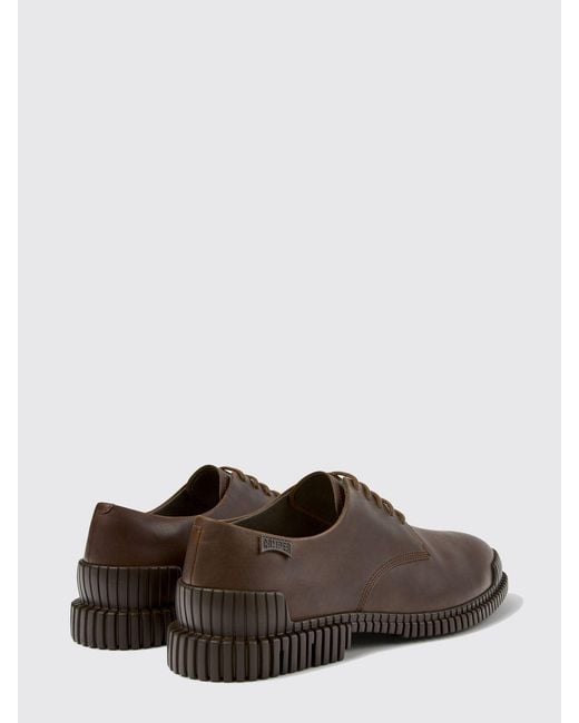 Camper Brown Pix Derby Shoes for men