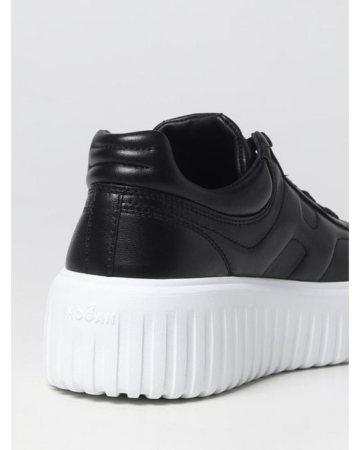 Baskets H-Stripes En Nappa Hogan en coloris Black