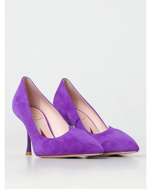 Roger Vivier Purple Shoes
