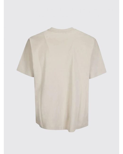 GR10K White Basic Cotton T-Shirt for men
