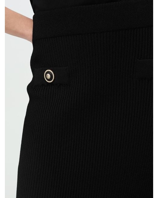 Balmain Black Skirt