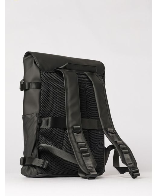 Rains Black Otg Backpack for men