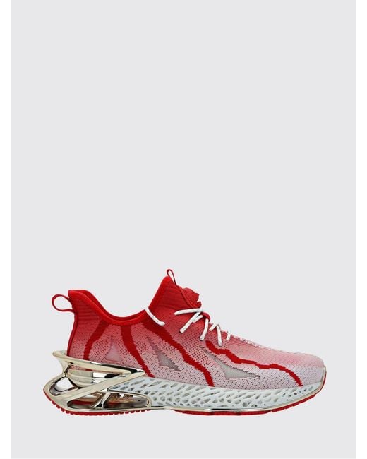 Philipp Plein Red Sneakers for men