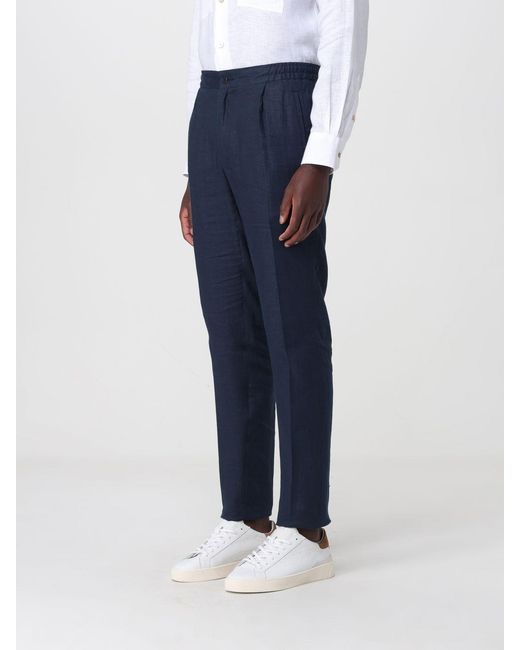 Kiton Blue Pants for men
