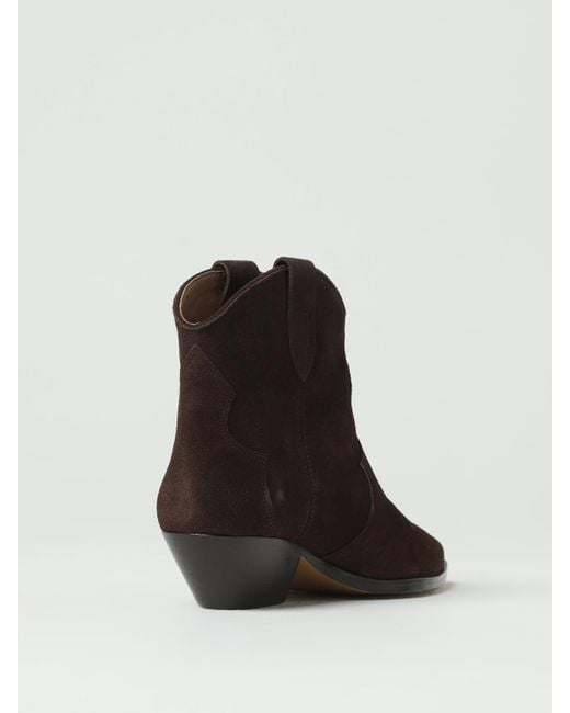 Isabel Marant Black Flat Ankle Boots