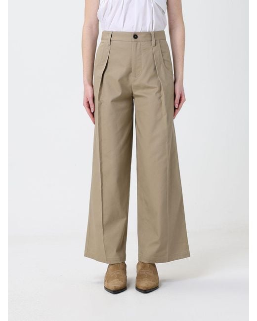 Tela Natural Stretch Cotton Flared Trousers
