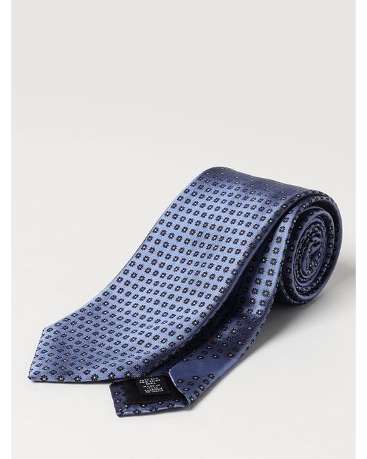 Zegna Blue Tie for men
