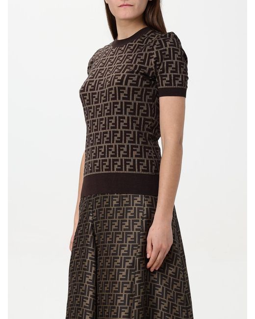 Suéter 'ff' Fendi de color Brown