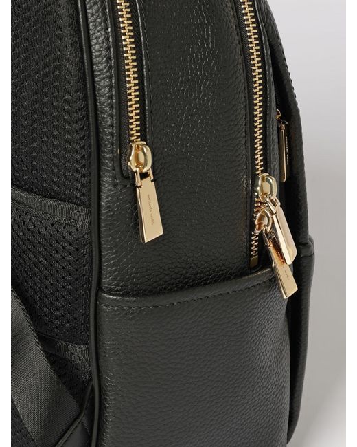 Michael Kors Black Sable Grained Leather Backpack