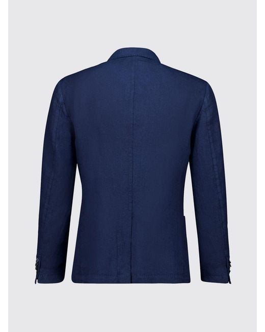120% Lino Blue Suit for men