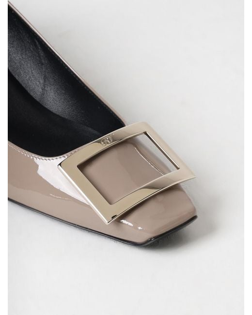 Roger Vivier White Belle Vivier Trompette Pumps