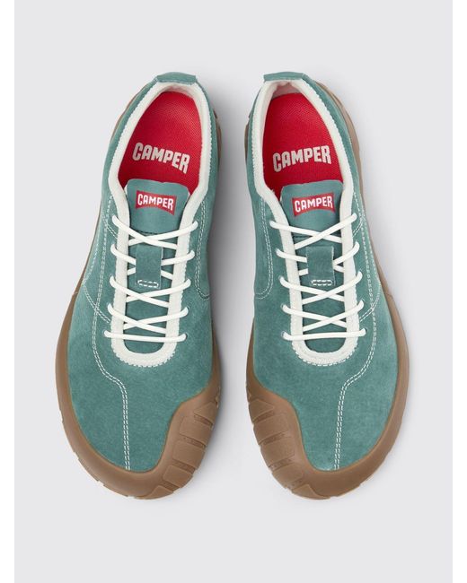 Camper Green Peu Path+ Nubuck Sneakers