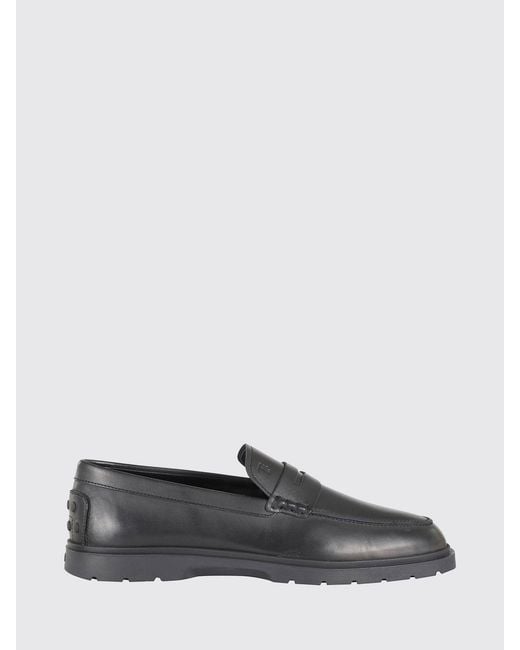 Tod's White Leather Loafers for men