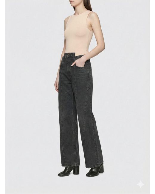 Maison Margiela Black Cotton Denim Jeans