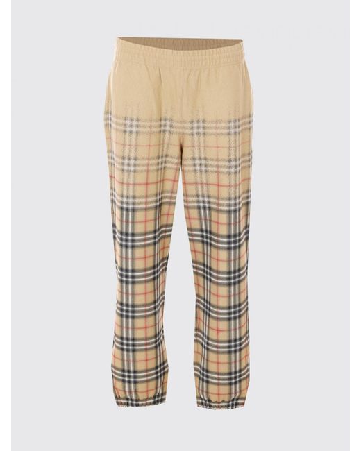 Burberry Natural Jogging Trousers for men