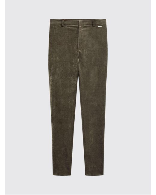 Gucci Natural Velvet Skinny Trousers