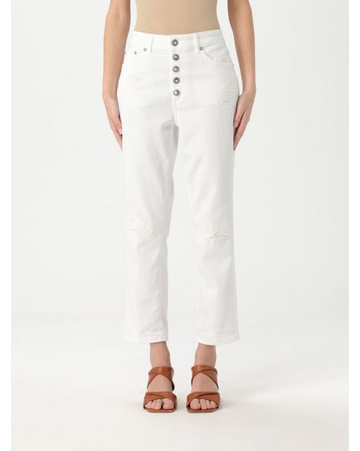 Dondup White Jeans