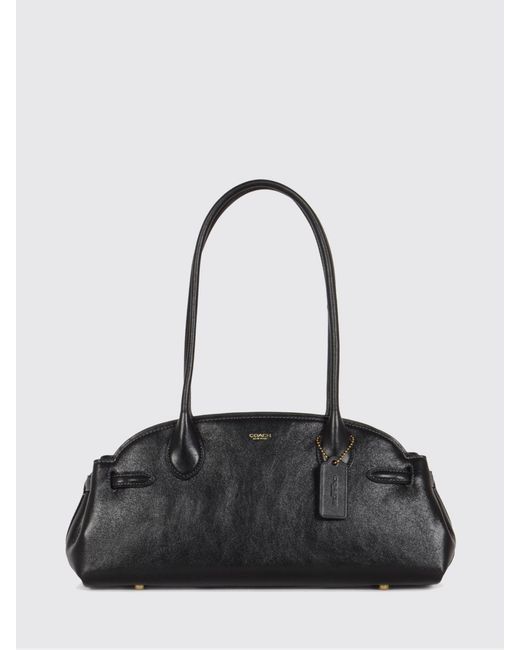 Bolso De Hombro Mujer COACH de color Black