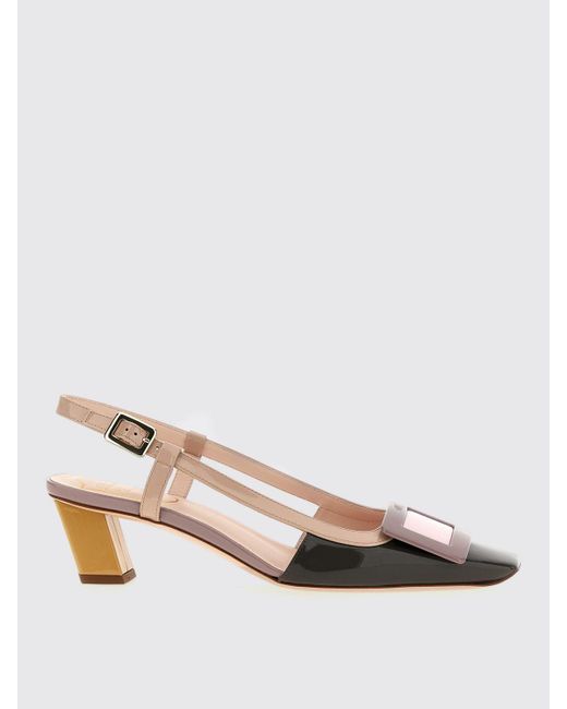 Slingback Belle Vivier di Roger Vivier in Natural