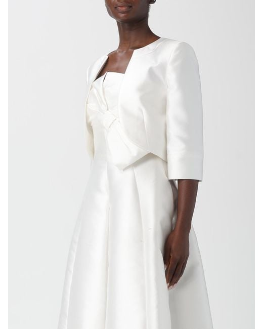 Alberta Ferretti White Bolero