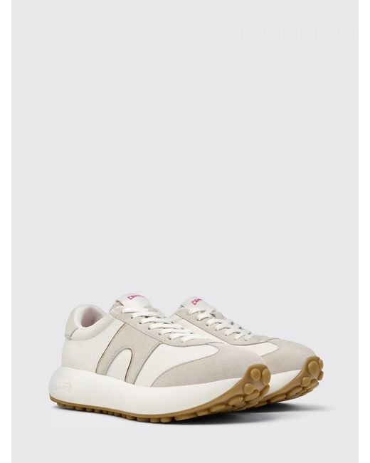 Camper White Pelotas Athens Leather Sneakers