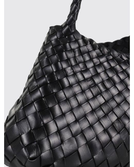 Dragon Diffusion Black Rosanna Woven Leather Bag