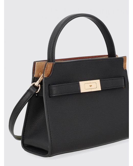 Tory Burch Black Lee Radziwill Mini Leather Bag