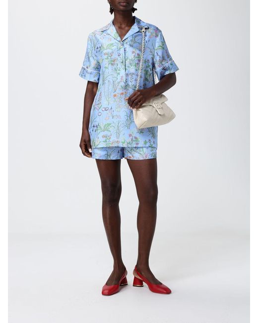 Gucci Blue Shorts Gnawed